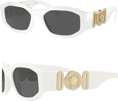 Versace VE4361 Oval Heart Sunglases للرجال - إطار مع المعابد ، و eshades heyewear مجموعة in Saudi Arabia