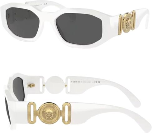 Versace VE4361 Oval Heart Sunglases للرجال - إطار مع المعابد ، و eshades heyewear مجموعة in Saudi Arabia