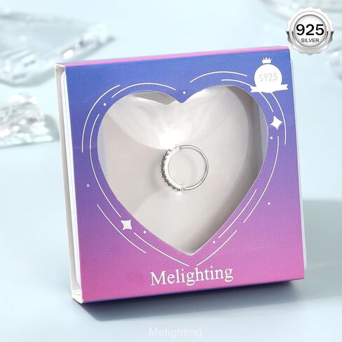 حلقات الأنف 20G الحلقات 925 الجنيه الاسترليني الفضة زهرة أنف حلقة طوق غير سلس مفتوح الغضروف اختراق CZ 8 ملم الحلزون ثقب الأنف للنساء in Kuwait
