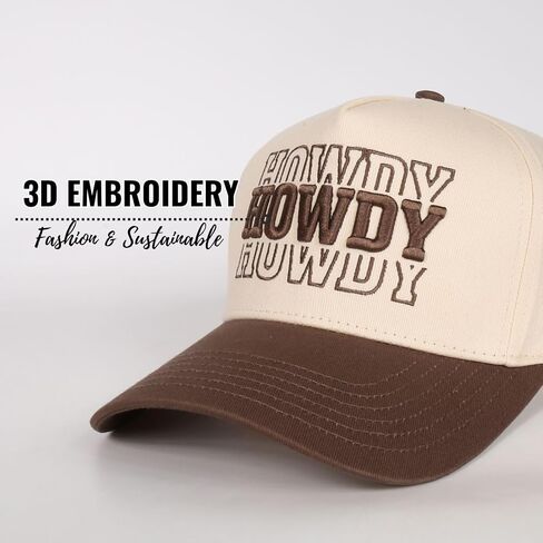 هدايا innobeta cowgirl cap للنساء ، هدايا الفتاة الريفية ، هدايا قبعة مطرزة مضحكة ، هدايا غربية ، أشياء رعاة البقر للنساء ، هدايا فتاة المزرعة ، howdy in Saudi Arabia