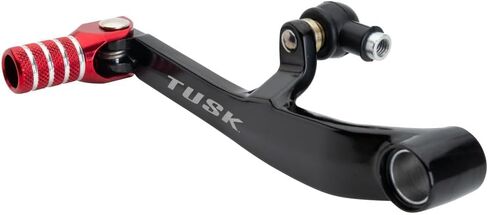 TUSK Folding Shift Lever Black/Red Tip for Honda Transalp XL750 2024-2025 in Saudi Arabia