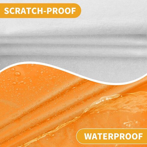Car Cover Waterproof All Weather Automotive Outdoor Anti-UV Full Exterior Cover for Toyota Corolla Cross Aluminum Film Orange with Left Side Zipper in Saudi Arabia