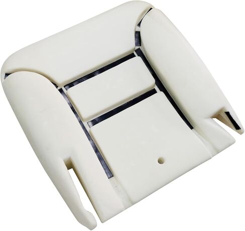 NLQR Med Neutral Tan #522 أغطية مقاعد جلدية بديلة من الألياف الدقيقة على كلا الجانبين ووسادة إسفنجية للسائق متوافقة مع Chevy Silverado Tahoe Suburban Sierra Yukon 1995 1996 1997 1998 1999 in Saudi Arabia