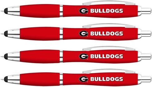 Greeting Pen Georgia Soft Touch Coated Metal Pen 4 Pack (4004), Red, Multi in Saudi Arabia