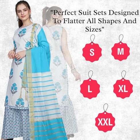 Elegant Floral Print Sleeveless Kurta with Matching Sharara & Dupatta | Stylish Festive & Ethnic Wear for Women in Saudi Arabia