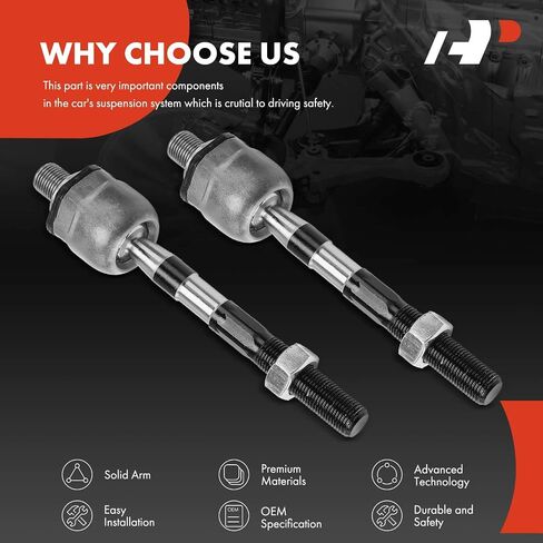 A-Premium 2 x Front Inner Tie Rod Ends, Compatible with Kia Sportage 2011-2016 & Hyundai Tucson 2010-2017 in Saudi Arabia