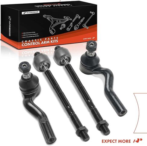 A-Premium Set of 4, Front Inner Outer Tie Rod End Kit, Compatible with Mercedes-Benz E300 1996-1999, E420 1997, E430 1998-2002, E55 AMG 1999-2002, E320 1996-2003 in Saudi Arabia