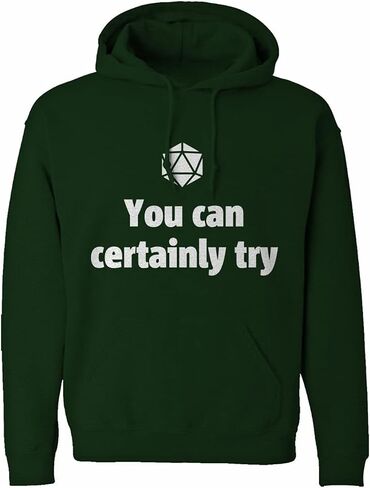 Indica Plateau You Can Certainly Try DnD Unisex Hoodie in Kuwait