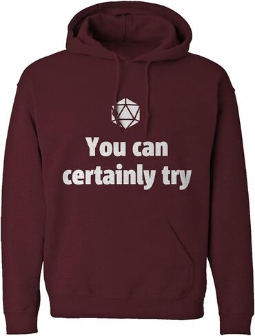 Indica Plateau You Can Certainly Try DnD Unisex Hoodie in Kuwait