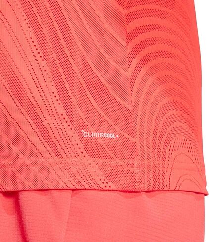 adidas Mens Pro Climacool + Mesh Freelift Short Sleeve Tennis Casual Tops Casual Breathable - Red in Saudi Arabia