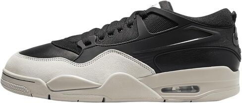 حذاء Air Jordan 4 RM للرجال (FQ7939-001، أسود/رمادي داكن/عظم فاتح) مقاس 10.5 in Saudi Arabia