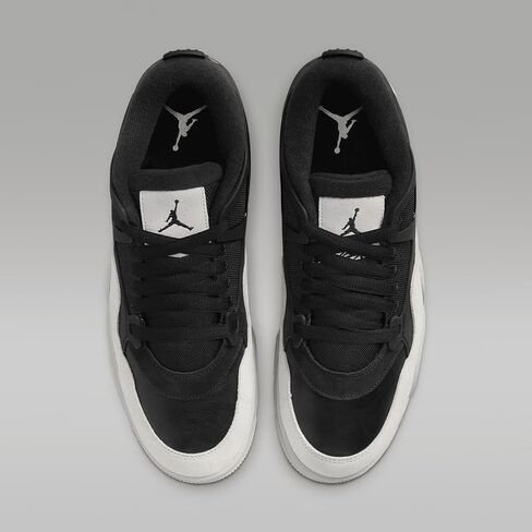 حذاء Air Jordan 4 RM للرجال (FQ7939-001، أسود/رمادي داكن/عظم فاتح) مقاس 10.5 in Saudi Arabia