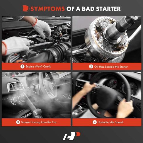 محرك A-Premium Starter متوافق مع فولفو S60 2011-2016، S80 2007-2015، XC60 2010-2016، XC70 2008-2015، V70، XC90 2007-2014، 2.5L 3.0L 3.2L، 12V 1.4KW 10 أسنان CW، استبدال # 0001108411 in Saudi Arabia