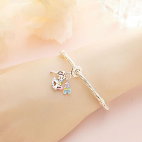 925 فضة سحر لباندورا سوار الوليد حزب قدم زجاجة تستخدم في الرضاعة هزاز الحصان الدب سحر للأم هدايا للاستحمام in Kuwait