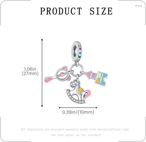 925 فضة سحر لباندورا سوار الوليد حزب قدم زجاجة تستخدم في الرضاعة هزاز الحصان الدب سحر للأم هدايا للاستحمام in Kuwait