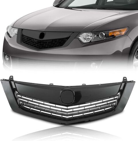 شبكة الشواية الأمامية العلوية من KARPAL باللون الأسود اللامع المتوافقة مع 2009 2010 Acura TSX | 1122TL2A00 71121TL2A00 71123TL2A00 in Saudi Arabia