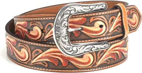 ARIAT Ladies Belt 1-1/2 Floral Embossed in Saudi Arabia