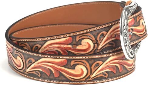 ARIAT Ladies Belt 1-1/2 Floral Embossed in Saudi Arabia