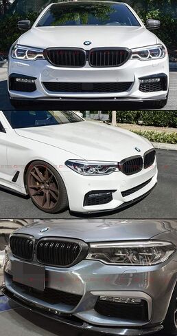 Carbon Fiber Kidney Grill Insert Trim Cover Overlay Compatible for 2017-2020 BMW G30 530i 530 535i 540i M550i in Saudi Arabia
