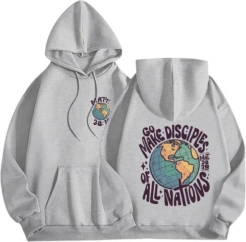 Christian Bible Verse Hoodies for Women Jesus Faith God Feece Hoodie Religious Inspirational Graphic Sweatshirts Top in Saudi Arabia