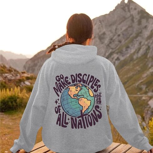 Christian Bible Verse Hoodies for Women Jesus Faith God Feece Hoodie Religious Inspirational Graphic Sweatshirts Top in Saudi Arabia