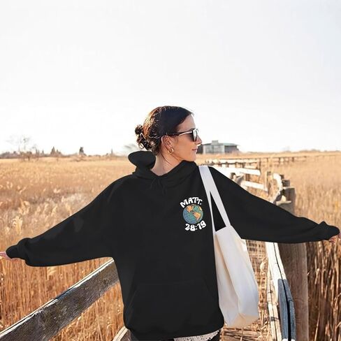 Christian Bible Verse Hoodies for Women Jesus Faith God Feece Hoodie Religious Inspirational Graphic Sweatshirts Top in Saudi Arabia