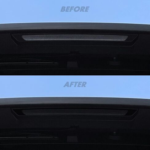 SlickMod PreCut Vinyl Smoke Tint for 2021-2022 Chevy Suburban Tail Light, Reflector & Third Brake Light (1. Taillight Combo, 20% Dark Smoke) in Saudi Arabia