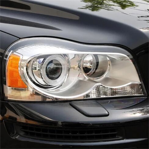 2 قطعة متوافق مع فولفو XC90 2004-2013 المصباح قذيفة غطاء مصباح غطاء للعدسات شفافة غطاء المصباح اليسار + اليمين in Saudi Arabia