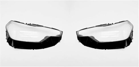 متوافق مع BMW 2 Series G42 2023 2024 2025 منتجات السيارات غطاء أضواء المصباح الظل سيارة الجبهة عدسة المصباح الأمامي غطاء أضواء قذيفة (يسار) in Saudi Arabia