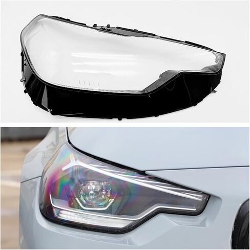 متوافق مع BMW 2 Series G42 2023 2024 2025 منتجات السيارات غطاء أضواء المصباح الظل سيارة الجبهة عدسة المصباح الأمامي غطاء أضواء قذيفة (يسار) in Saudi Arabia