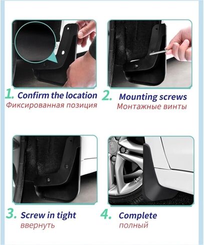 2Pcs Rear Wheels Mudguards Compatible For Toyota 4Runner 1996~2002 Accessories 2000 2001 1999 1998 1997 Mud Flaps Splash Guard Fender Flar in Saudi Arabia