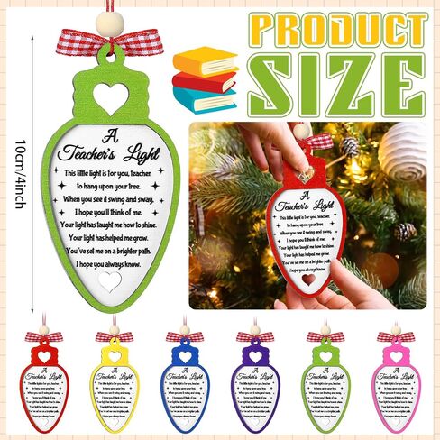 Shellwei 6 Pcs Bra Christmas Appreciation Gift for Teacher Friend Coworker BFF Bestie Colleague White Elephant Gift with Organza Bag Funny Xmas Tree Hanging Ornament for Exchange in Saudi Arabia