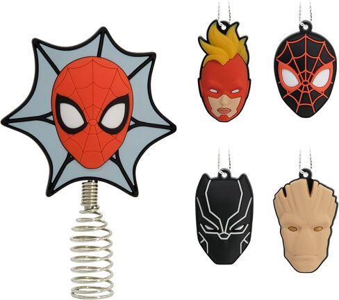 Hallmark Marvel Super Heroes Mini Christmas Ornaments, Shatterproof, Set of 6 in Saudi Arabia