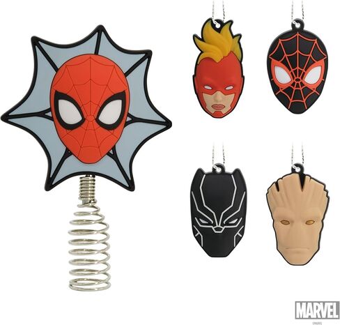 Hallmark Marvel Super Heroes Mini Christmas Ornaments, Shatterproof, Set of 6 in Saudi Arabia
