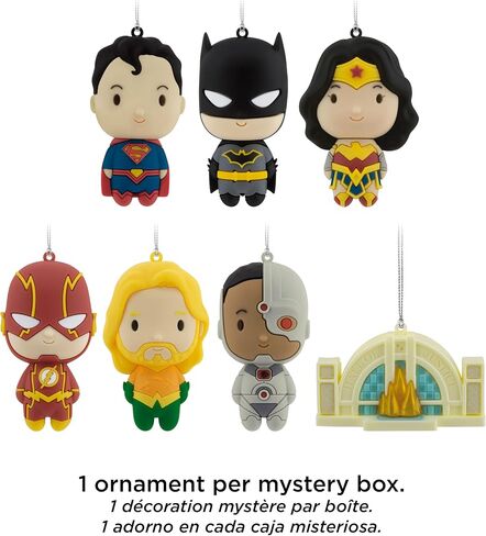 زينة عيد الميلاد الغامضة من Hallmark DC Justice League، مجموعة من قطعتين in Kuwait