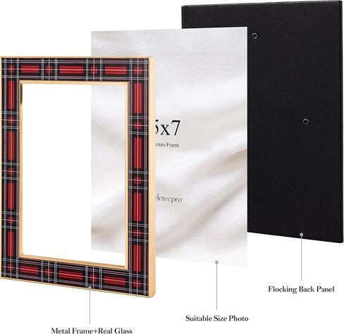إطار صورة عيد الميلاد eletecpro مقاس 4×6 مع غطاء زجاجي حقيقي، إطار صورة من المينا للجدار أو سطح الطاولة للعرض الأفقي أو الرأسي، مثالي لحفلات عيد الميلاد، والعطلات، بيضاوي، عبوة واحدة in Kuwait