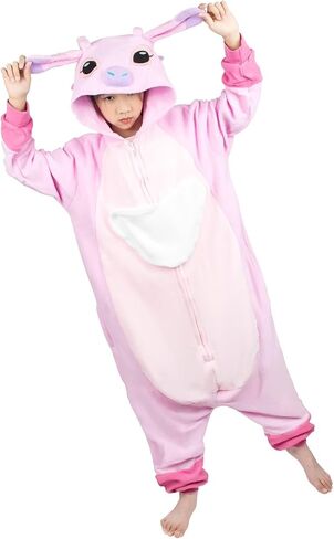 Unisex Children Animal Onesie, Halloween Costume Christmas Pajamas For Girls and Boys 4-13Y in Saudi Arabia