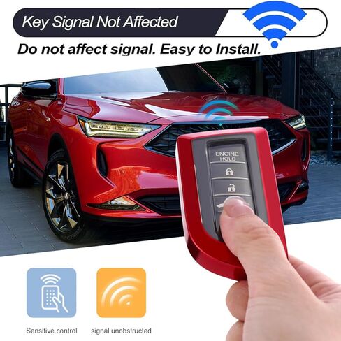 غطاء حماية لمفتاح السيارة من مادة TPU الناعمة من YaSeim لـ Acura متوافق مع 2022 2023 Acura MDX RDX 5 أزرار ملحقات فوب الذكية عن بعد in Kuwait