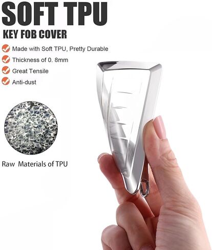 غطاء حماية لمفتاح السيارة من مادة TPU الناعمة من YaSeim لـ Acura متوافق مع 2022 2023 Acura MDX RDX 5 أزرار ملحقات فوب الذكية عن بعد in Kuwait