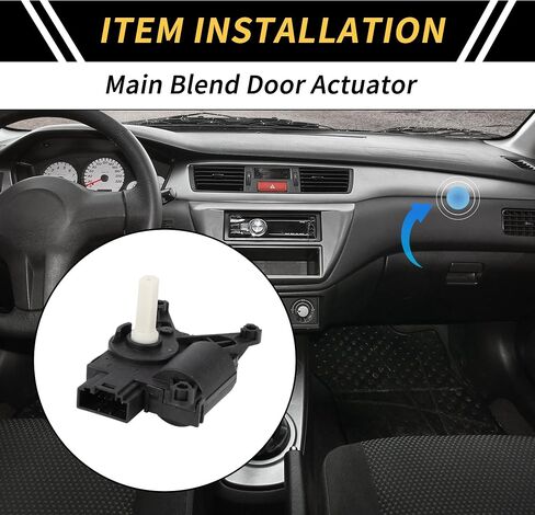 ACROPIX HVAC Heater Blend Door Actuator Replacement for Mercedes-Benz Sprinter 2006-2009 AC Heater Actuator No.0008205808 1 Plastic,Metal Black in Saudi Arabia