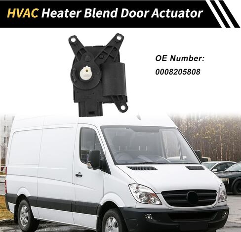 ACROPIX HVAC Heater Blend Door Actuator Replacement for Mercedes-Benz Sprinter 2006-2009 AC Heater Actuator No.0008205808 1 Plastic,Metal Black in Saudi Arabia
