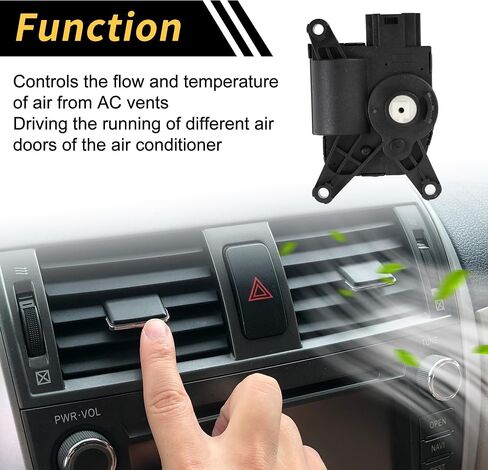 ACROPIX HVAC Heater Blend Door Actuator Replacement for Mercedes-Benz Sprinter 2006-2009 AC Heater Actuator No.0008205808 1 Plastic,Metal Black in Saudi Arabia