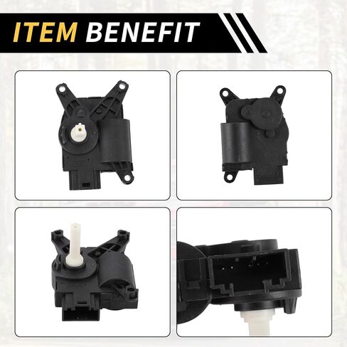 ACROPIX HVAC Heater Blend Door Actuator Replacement for Mercedes-Benz Sprinter 2006-2009 AC Heater Actuator No.0008205808 1 Plastic,Metal Black in Saudi Arabia