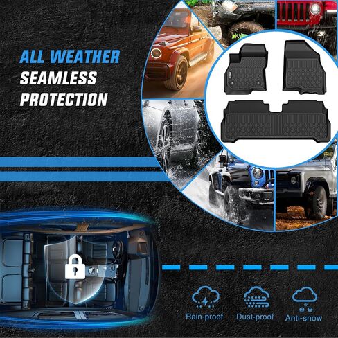 Nilight TPE Floor Mats for Chevy Bolt EUV 2022 2023 2024, All Weather Custom Fit Heavy Duty Floor Liners in Saudi Arabia
