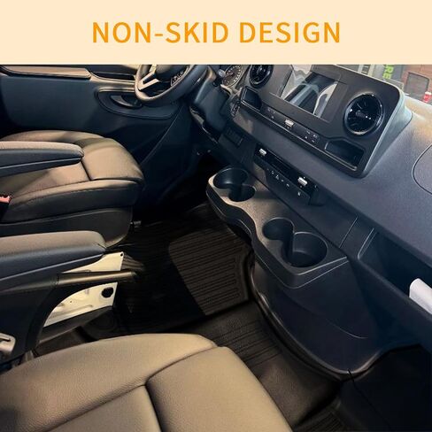 Floor Mats Compatible with Mercedes Benz Sprinter 2500/3500 2019-2025 with 1st Row Bucket Seats Cargo Van TPE Floor Liners Replacement for 2019-2025 Mercedes Benz Sprinter Accessories in Saudi Arabia