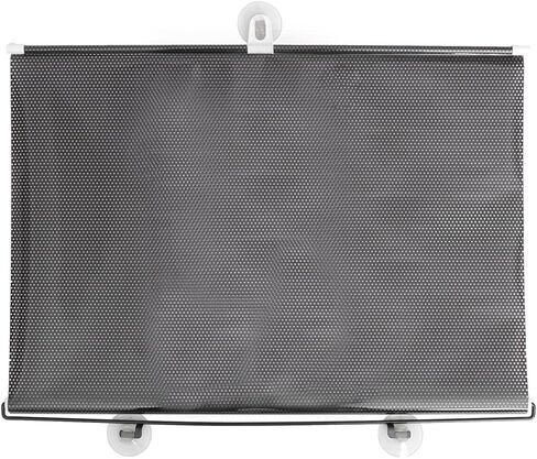 Blackout Blind Shade with Suction Cups -Perforated Sunshade Blackout Shades Roller Temporary Blinds Portable Window Cover Curtain for Doors and Window (125x58cm) in Saudi Arabia