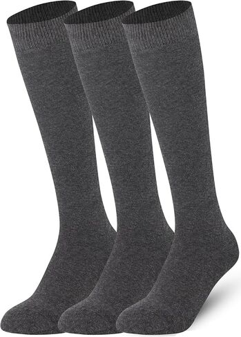 ماي سوكس للجنسين 3 أزواج جوارب سادة عالية الركبة in Kuwait