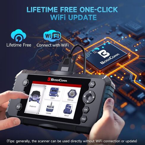 IFIX430 Car Scanner Diagnostic Tool ABS SRS Transmisson, Check Engine Code Reader for Cars and Trucks,OBD2 Scanner with SRS Airbag Car Scanner with Lifetime Wi-Fi Free Update in Saudi Arabia
