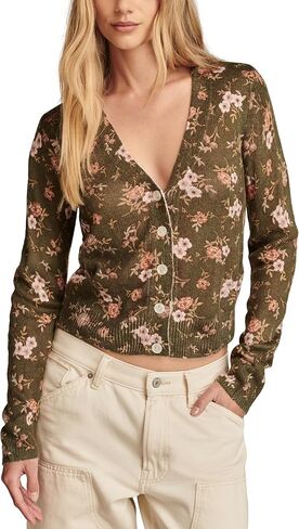 سترة نسائية بطبعة زهور من Lucky Brand in Saudi Arabia
