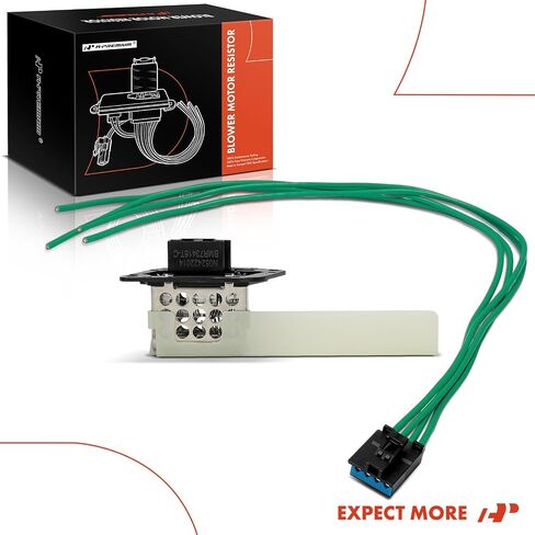 A-Premium HVAC Blower Motor Resistor with Wire Harness Kit Compatible with Jeep & Dodge Vehicles - Wrangler 2002-2006, B1500 1995/1997-1998, B2500 B3500 1997-1998, Ram 1500 Van 2500 Van 3500 Van in Saudi Arabia
